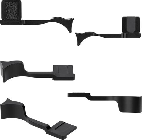 JJC TA-Q3 Thumbs Up Grip for Q3 Camera, Q3 Thumb Grip, Made of Premium Anodized Aluminium Alloy, Silicone Pad, Hot Shoe Grip for Q3, Weight 9G, Size 68.1 x 30.7 x 18mm in Kuwait