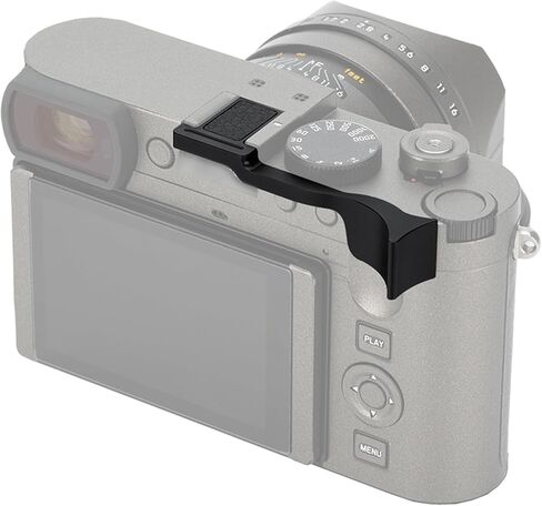 JJC TA-Q3 Thumbs Up Grip for Q3 Camera, Q3 Thumb Grip, Made of Premium Anodized Aluminium Alloy, Silicone Pad, Hot Shoe Grip for Q3, Weight 9G, Size 68.1 x 30.7 x 18mm in Kuwait