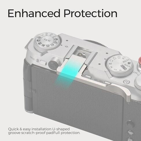 for Fujifilm X-M5 Thumb Grip Aluminum Alloy Hot Shoe Cover Shutter Buttons Ergonomic Finger Rest & Shutter Button Set for XM5 (Silver-XM5 Thumb Grip) in Kuwait