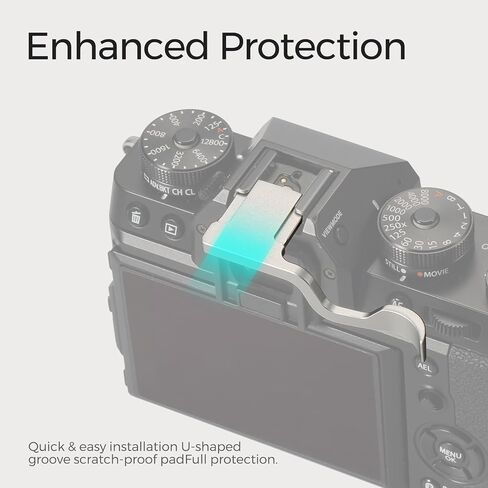 XT30 Camera Metal Thumb Hand Grip for Fujifilm XT10 XT20 XT30 XT30II XT50 Aluminum Alloy Grip Shutter Button Set for Fuji xt50 (Silver) in Kuwait