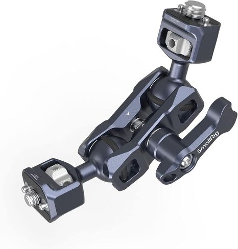 SMALLRIG Articulating Magic Arm, 3/8"-16 Screw for ARRI & 1/4"-20 Screw | With retractable pins. 360° rotation, 12 lb load for monitors, cameras, lights. in Kuwait
