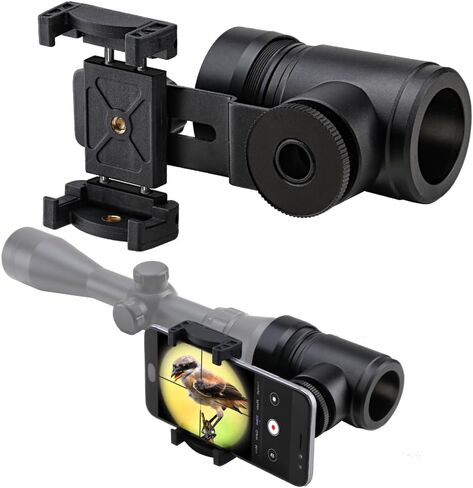Scope Phone Adapter, Dual View Smartphone Mount for Outdoor Use | Dual-view design; stable phone alignment; fast mounting in Kuwait
