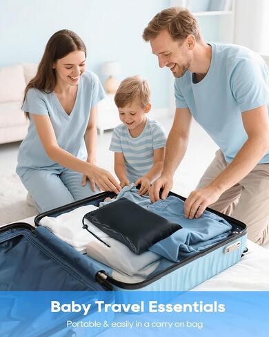 Toddler Airplane Bed, Portable Airplane Seat Extender Travel Bed for Kids, Soft Baby Plane Travel Essentials for Flying, Toddlers Long Flight Must Have Footrest Black in Kuwait