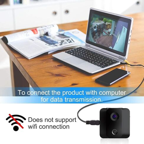 HD 1080P Portable Small Nanny Cam with Night Vision,Wireless Mini Spy Camera Body Cam Surveillance Cameras for Home Security Indoor/Outdoor Small Security Camera No WiFi Needed in Kuwait