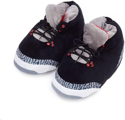 EXIGENT Extra Bottom Cushion Sneaker Slippers Kicks Shoes Adult | Men and Women | One Size Fits Most Christmas Summer Black in Kuwait
