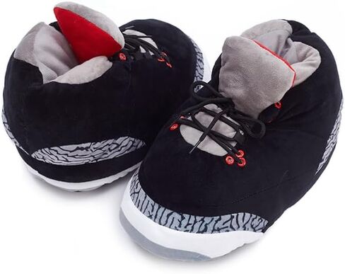 EXIGENT Extra Bottom Cushion Sneaker Slippers Kicks Shoes Adult | Men and Women | One Size Fits Most Christmas Summer Black in Kuwait