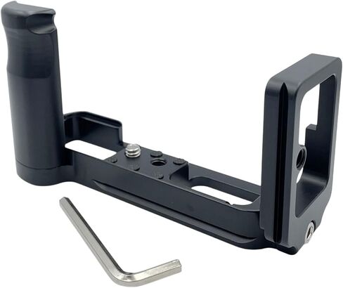 Metal Hand Grip Quick Release Plate for Fujifilm X-A2/X-A1/X-M1 Camera L Bracket Holder, Compatible with Arca-Swiss Standard Tripod Ballhead (Black) in Kuwait
