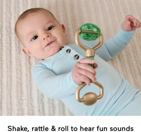Fisher-Price Mini Me Moments Self-Care Sensory Set | Baby Toys, 6-Piece Rattle & Teether Activities, Developmental Play for Newborns Ages 3+ Months in Kuwait