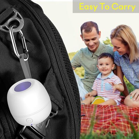 StarWin Pacifier Sanitizer Portable, UV Pacifier Case On The Go, Newborn Pacifier Holder Mini Storage Case for Travel, Keep's Baby's Binkies Clean in Kuwait