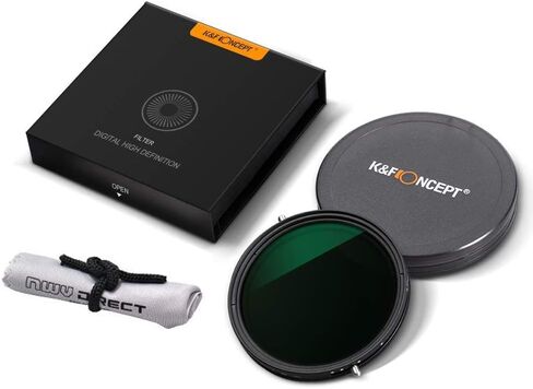 82mm Variable Fader ND2-ND32 ND Filter and CPL Circular Polarizing Filter for Nikon NIKKOR Z 135mm f/1.8 S Plena Lens in Kuwait