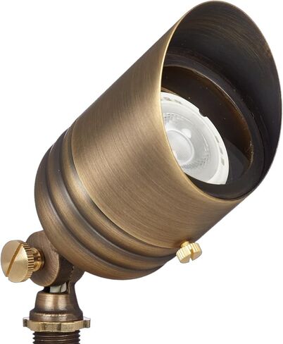 VOLT Fat Boy 12V Solid Copper Outdoor Spotlight | Lamp Ready Uplight for Low Voltage Landscape Lighting of Yard, Lawn, Garden, Patio, Trees & House in Kuwait