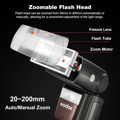 Godox V860III-F for Fujifilm Camera Flash, Ving V860III TTL Li-Ion Flash Kit, HSS 1/8000s 2.4G GN60 Speedlight, 2600mAh Battery Speedlite, Modeling Light for Fuji Cameras in Saudi Arabia