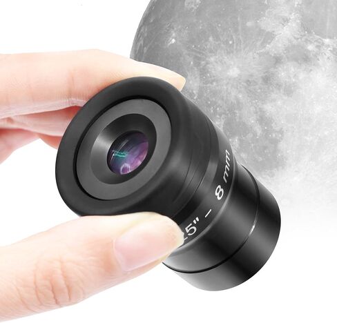 Astromania Telescope Eyepiece Premium Flat Field Eyepieces 16mm 1.25 Inch | Multi-Coating & Crystal-Clear Image,Wide 65 Degree Field View,Adjustable Twist-Up Eyecups,Large Lenses with Good Eye Relief in Saudi Arabia