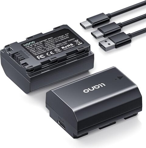 llano 2400mAh NP-FZ100 Battery with USB-C Fast Charging for Sony A7III A7IV A6700 FX3 FX30 A9 A7C A7CII A7RV A7RIII ZV-E1 ZV-E10II - Fully decoded,Real Capacity,Replacement Z Batteries (1 Pack) | for Sony A7III A7IV A6700 FX3 FX30 A9 A7C A7CII A7RV A7RIII in Saudi Arabia