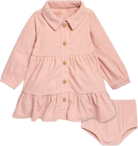 Modern Moments by Gerber Baby Girls Corduroy Dress Set in Kuwait