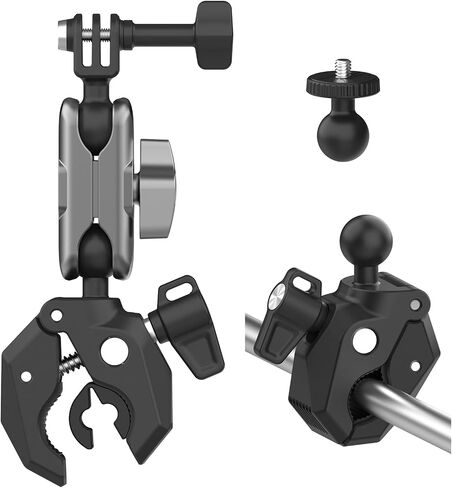 مشبك دراجة دراجة نارية دراجة مقود مع إطلاق سريع مغناطيسي لـ DJI Osmo 360 Action 5 Pro 4 3 Accessories ، Super Clamp Jaw Flex Tube Rail Pipe Tailder Association in Kuwait