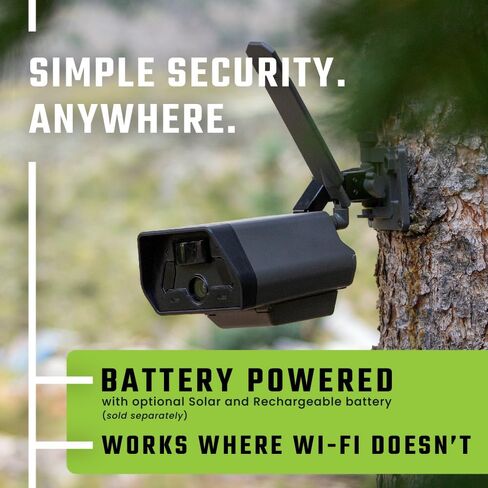 TACTACAM Defend 4G Cellular Security Camera, No WiFi Needed | LTE cellular connectivity; auto carrier selection; battery powered; live view; night vision; 4K photo, 1080p video in Kuwait