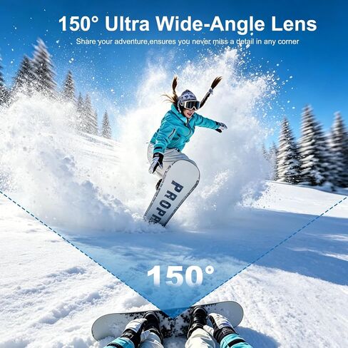 4K Mini Body Camera with Audio and Video Recording, 64GB Wearable POV Action Cam with 1.47" Screen, 180° Rotating Lens, Magnetic & Clip Mount, Thumb-Size Sports Camera for Outdoor, Travel, Pets in Kuwait