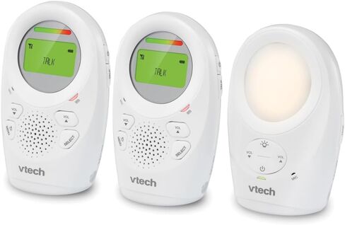 VTech DM1211-2 DM1211 Digital Audio Baby Monitor with Enhanced Range (2 Parent Units) Silver in Kuwait