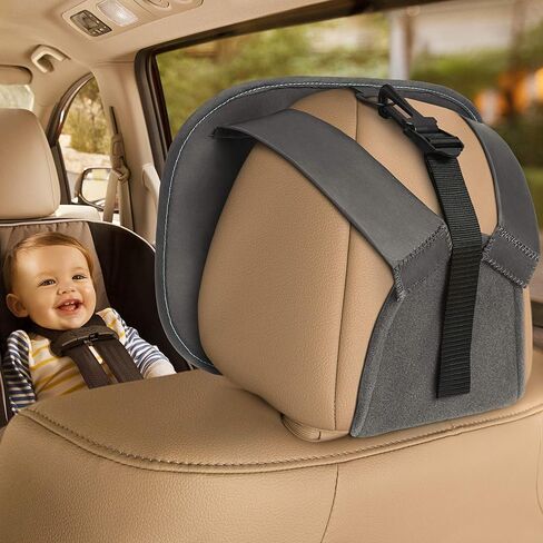 Munchkin Baby Car Mirror for Rear Facing Car Seats, Clear View Baby in-Sight Auto Mirror, Dark Grey in Kuwait