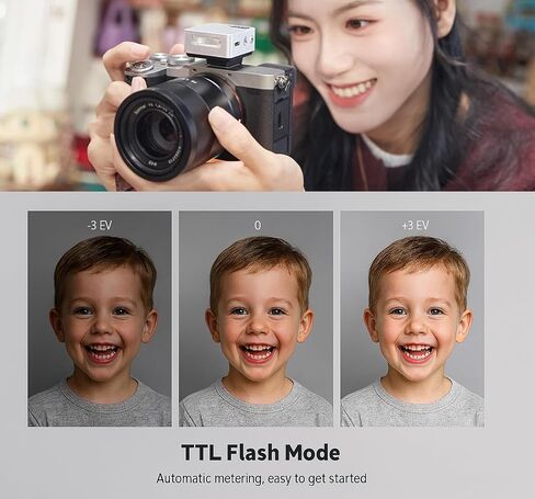 Godox IT20 O IT20O Flash for Olympus, GODOX Mini Camera Flash, TTL/Manual Modes,7.4V 300mAh Battery,1.5s Recycle,with ±⅓ Increment,Hot Shoe Triggering,Includes Spreader/Color Filter (Black) in Saudi Arabia