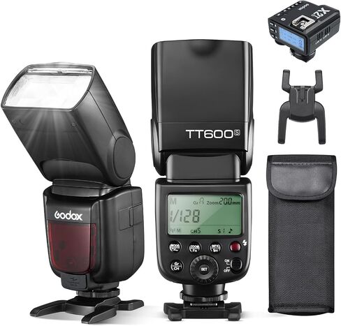 Godox TT600 HSS 1/8000s GN60 Flash Speedlite with Godox X2T-N Remote Trigger Transmitter,Built-in 2.4G Wireless X System Compatible for Nikon Cameras in Kuwait