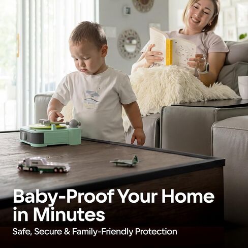 Premium 12ft Edge Protector for Baby, Odorless & Waterproof Foam Cushion with 3M Adhesive Tape, Non-Toxic to Baby Proof Corners and Edges, Wall Corner Protector & Desk Edge Cushion Black in Kuwait