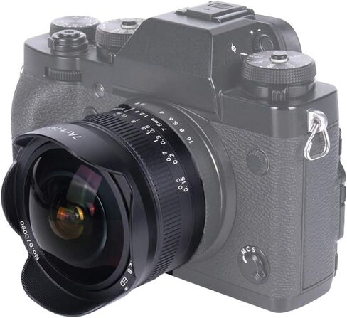 7Artisans 7.5mm F2.8 II Wide Angle Fisheye Lens APS-C Manual Focus for Mirrorless Camera (Fujifilm X) in Kuwait