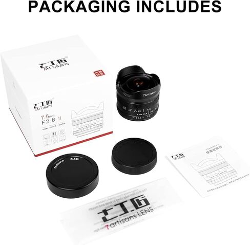 7Artisans 7.5mm F2.8 II Wide Angle Fisheye Lens APS-C Manual Focus for Mirrorless Camera (Fujifilm X) in Kuwait