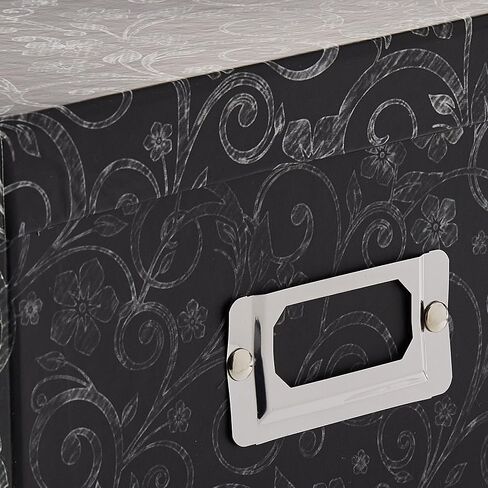 Pioneer Photo Albums B-1BW/CHLKF Chalkboard Floral Design Photo Storage Box in Kuwait