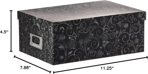 Pioneer Photo Albums B-1BW/CHLKF Chalkboard Floral Design Photo Storage Box in Kuwait