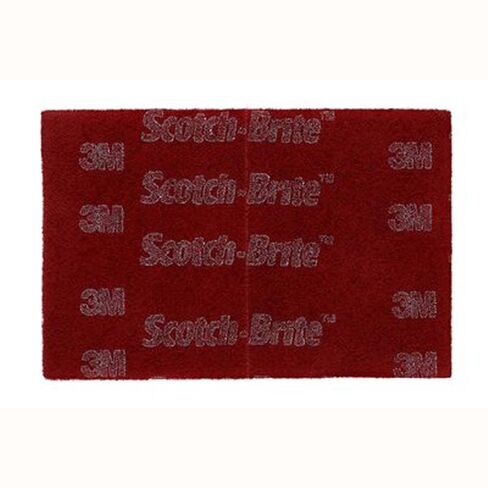 3M Scotch-Brite 7447B Pro Hand Pad, Very Fine Grade, Bulk Pack of 60, 6 in x 9 in, Perforated, Aluminum Oxide, Load Resistant, General Purpose Sanding, Surface Activation, Pre-Paint Scuffing in Kuwait