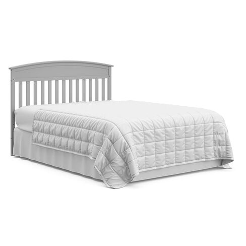 Graco Benton 4-in-1 Convertible Crib and Changer – GREENGUARD Gold Certified, Crib & Changing-Table Combo, Water-Resistant Changing Pad, Converts to Toddler Bed, Daybed and Full-Size Bed (Pebble Gray) | GREENGUARD Gold Certified, Baby Crib & Changing Tabl in Kuwait