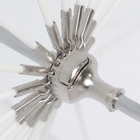 Cheetah Stand DP65W 65" White Umbrella with Fiberglass Rods and White Diffuser Cloth in Kuwait