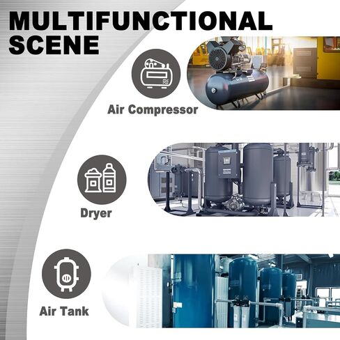 WBK-58 Zero Air Loss Automatic Drain Valve, 1.6 Mpa Air Compressor Automatic Drain Valve, No-Power Mechanical Float Drainer for Compressed Air Tanks, Filters, Separators in Kuwait