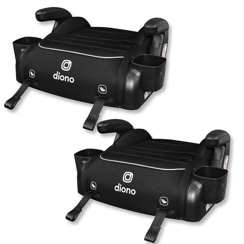 Diono Connect3 RXT Backless Booster, Pack of 2, Slim Fit 3-Across in Many Mid-Sized Sedans and SUVs, for Children from 40-120 lbs., Lightweight with Latch connectors, Blue Razz Ice in Kuwait