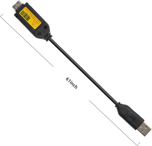 USB Cable Suitable for Samsung Camera Charger SUC-C3 SUC-C5 SUC-C7, Compatible with Samsung L200 PL120 P1000 TL105 SL420 SH100 ST65 PL210 Cameras, Data Transfer & Charging, 5FT in Kuwait
