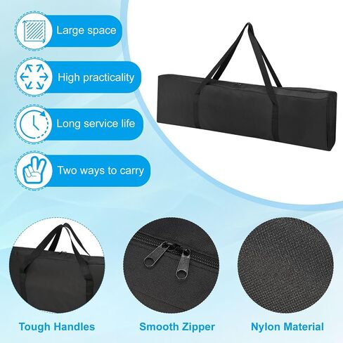 PATIKIL 40.55"x11.02" Tripod Carrying Case, 1Pack Oxford Cloth Padded Tripod Bag with Handles for Light Stands Tripod Photography Accessories, Black in Kuwait
