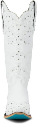 Lane Women's Boot Barn X Women'S Calypso Leather Western Bridal Snip Toe White 7 M US in Kuwait