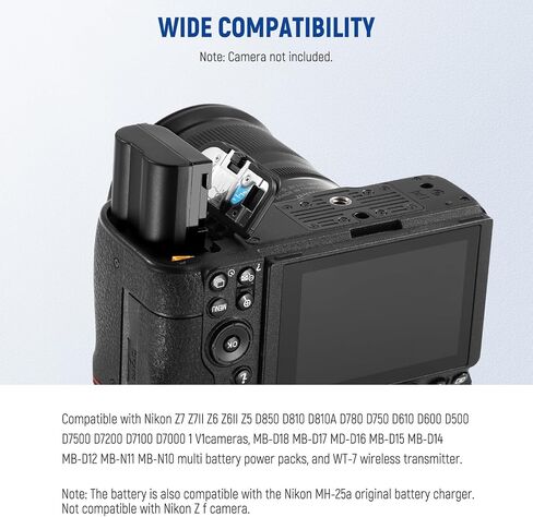 NEEWER Replacement Battery and Charger Set for LP-E6 LP-E6N, Compatible with Canon 5D Mark II III 5D Mark IV 6D Mark II 7D Mark II 70D 80D 90D, 2 Pack 2000 mAh Batteries and Dual Channel USB Charger in Saudi Arabia