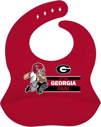 Baby Fanatic NCAA Silicone Bib - Premium Quality, Educational, and Fun Activity for Kids and Families in Saudi Arabia