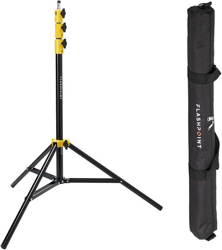 Flashpoint Pro Heavy-Duty Air-Cushioned Light Stand (Yellow, 7.2') in Kuwait