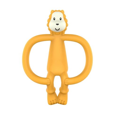 Matchstick Monkey Silicone Teether & Gel Applicator – Silicone Baby Teether, Easy-to-Grip, BPA-Free, Supports Self-Soothing & Early Brushing, 3 Months+, 4 Inches, Teddy Tiger in Kuwait