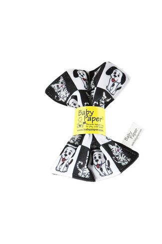 Original Baby Paper - Crinkle Teether and Sensory Toy for Babies and Infants | Black and White Stripes | Non-Toxic, Washable | Great for Baby Showers in Kuwait