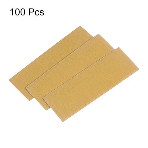 HARFINGTON 100pcs Micro Sander Paper 220 Grit 3.5x1.2 Inch Mini Sanding Sheets Strips Hook Loop Sandpapers for Wood Metal Small Projects Tight Spaces Polish Work in Kuwait