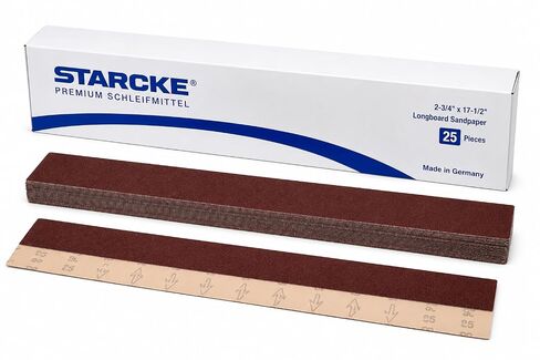 2-3/4x17-1/2 Inch Longboard Sandpaper 25 Pack, 80 Grit Sandpaper in Kuwait