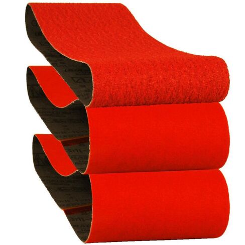 Diablo Assorted Sanding Belts - 4" x 24", 50/80/120 Grit, 3-Pack | Ideal for Wood, Metal and Plastics - Premium Zirconium Grit with Clog - SHIELD & ENDURA-BOND Technology - DCB424ASTS03G in Kuwait