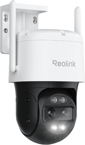 REOLINK 4K 8MP Dual-Lens PTZ Wired WiFi Outdoor Security Camera, 2.4/5GHz | 360° Auto Tracking, 6X Hybrid Zoom, Smart Person/Vehicle/Animal Detection, Dual-Band Wi-Fi, Color Night Vision, TrackMix WiFi in Kuwait