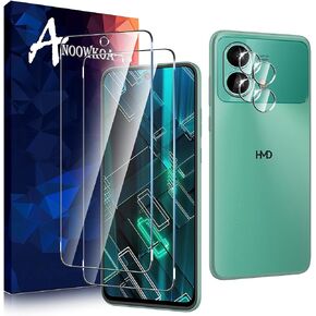 Anoowkoa 2 Pack for HMD Pulse 2 Pro Screen Protector + [2 Pack] HMD Pulse 2 Pro Camera Lens Tempered Glass Protector.9H Hardness.Support Fingerprint Unlock Bubble-Free.Easy Installation in Kuwait