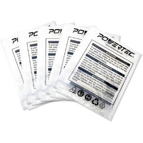 POWERTEC 70002 Clear Plastic Dust Collection Bags, 20-Inch x 43-Inch | Dust Collector Bags for machine with 20" Filter Drum, 5 count, Pack of 1 in Kuwait